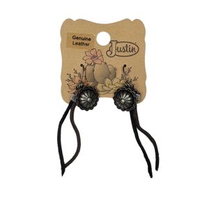 Justin Genuine Leather & Silver-Tone Tassel Earrings